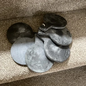 Nicholas Vahé Rustic Slate Coasters X6 - Picture 1 of 8