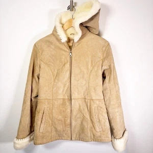 Abrigo Wilsons Cuero Gamuza Sherpa Cremallera - Imagen 1 de 8