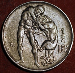 Albania 1/2 Lek 1926 KM# 4 - Picture 1 of 2