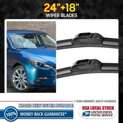 Limpiaparabrisas delantero 24"+18" para Lincoln MKZ 2007-2012 LS 2000-2006 Foto 1 de 4