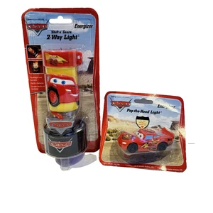 NEW Energizer Disney Pixar Cars Lightning McQueen Flashlight Pop the Hood Light - Picture 1 of 6