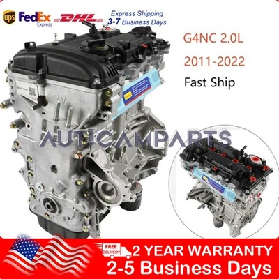 Engine Long Block Cylinder Assembly G4NC For Hyundai Elantra Kia Forte 2.0 11-22 - Image 1 of 4