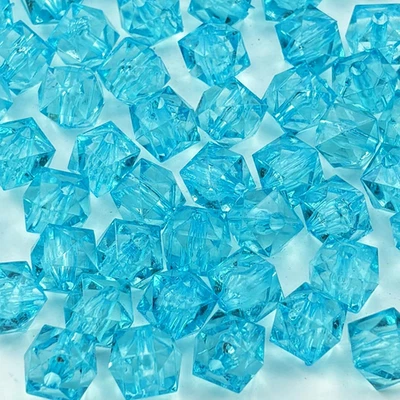 300Pcs 8Mm Acrylic Cube Beads Square Faceted Acrylic Beads with Hole Plastic Spa - Image 1 of 4
