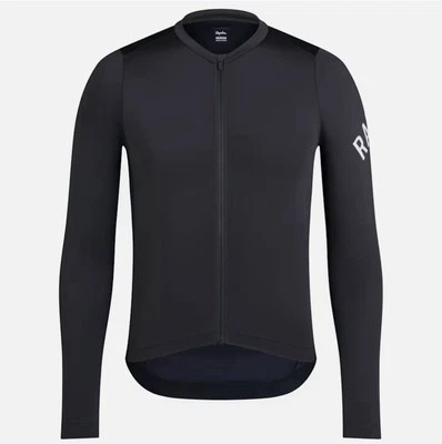 Rapha PRO TEAM Lightweight LS Jersey Dark Grey/Dark Navy BNWT Size M Chest 16” - Image 1 of 4