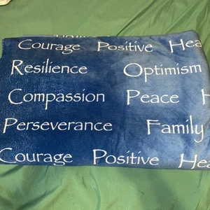 Terry town Healing Warm Hugs Gift Throw Blanket - positiveSympathy Gift Cancer  - Picture 1 of 5