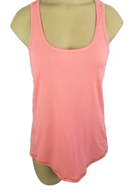LULULEMON Sm Salute the Sun Tie Back Tank Heathered Very light Flare pink orange - Image 1 of 4