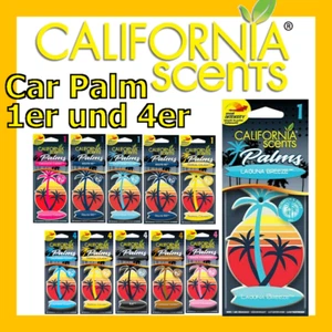 Duftbaum Lufterfrischer CALIFORNIA SCENTS Car Palm | VIELE DÜFTE | 4er und 1er - Bild 1 von 25