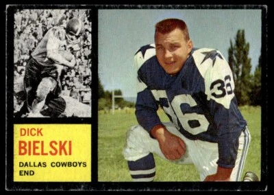 1962 Topps Dick Bielski Dallas Cowboys #43 - Image 1 of 2