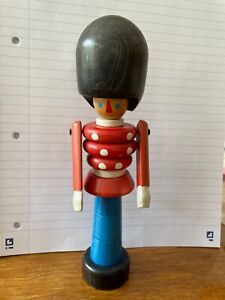 Vintage Toy Wooden Soldier STACKING!