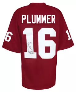 Jake Plummer Signed Red T/B Custom Football Jersey w/Snake - (SCHWARTZ COA) - Picture 1 of 3