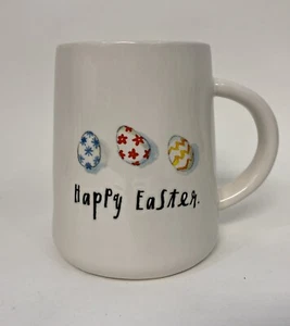 TAZA de café/té de huevos de colores Rae Dunn Spring HAPPY EASTER - Imagen 1 de 4