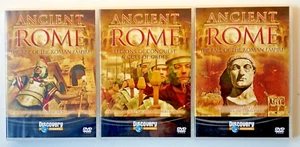 3 x Discovery Channel Ancient Rome dvds The Rise, Conquest & Order & The Fall - Bild 1 von 10