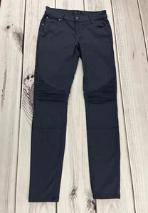 prAna Women's Brenna Moto Pant Grey Skinny Outdoor Casual Active Stretch Size 6 - Picture 1 of 10