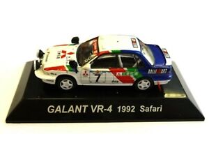 WOW EXTREMELY RARE Mitsubishi Galant VR4 Shinozuka 1992 WRC 1:64 CM's Kyosho