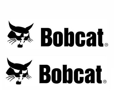 Bobcat 12  SET OF 2 Skid Steer Vinyl Decal Sticker • 10.99$