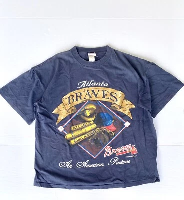 Camiseta para hombre vintage 1997 Hank Aaron Originals MLB Atlanta Braves talla XL Foto 1 de 4