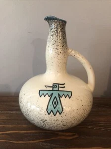 Loma of Arizona "Thunderbird" Karaffe Cruet Wasserkrug Gefäß Vintage - Bild 1 von 5