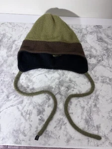 Turtle Fur microfleece adult hat reversible green brown / green blue - Picture 1 of 3