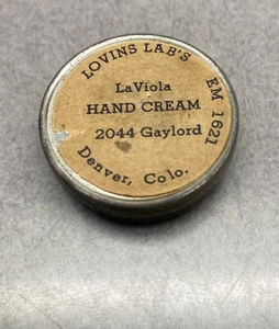 Vintage Hand Cream Sample Tin Denver Colorado - Picture 1 of 4