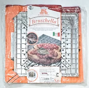 INOX Bruschella Bruschetta Toaster Appetizer Griddle Stnless Steel For Gas Stove - Picture 1 of 6