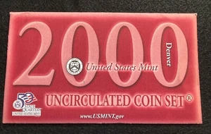 United States Mint 2000 Uncirculated Coin Set-Denver - Picture 1 of 6