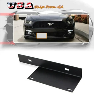 No taladro parachoques delantero Matrícula Soporte Relocador para 2015-up Ford Mustang - Imagen 1 de 9