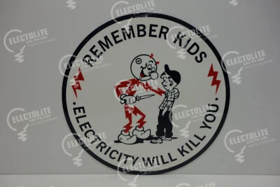 Reddy Kilowatt KNIFE SAFETY POWER ELECTRIC LIGHT COMPANY MEDIUM 12" IN DIAMETER! - Image 1 of 3