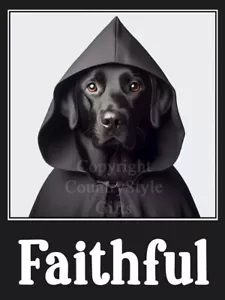 Labrador Dog Funny Fridge Magnet black golden brown Faithful dog gift - Picture 1 of 4