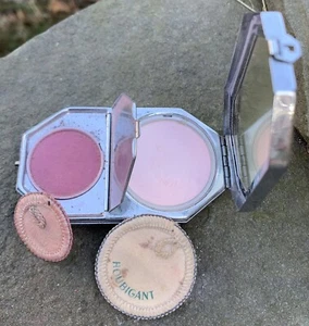 Vintage Houbigant Rouge & Puder Doppel Waschtisch Kompakt - Bild 1 von 5