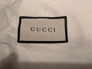 Gucci Dust Bag - 17in x 8in, pre-owned, ivory color, drawstring - Picture 1 of 8