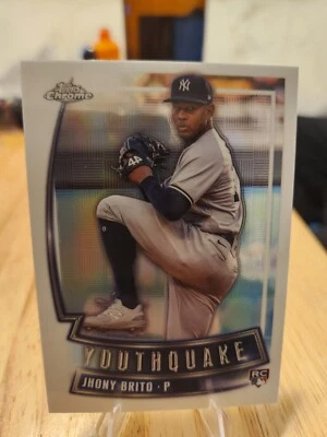 2023 Topps Chrome Update Series - Youthquake Jhony Brito #YQ-59 (RC) - Image 1 of 2