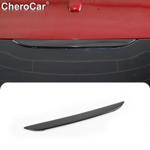 Black Carbon Fiber 3rd Brake Light Cover Guard Trim Frame For Ford Mustang 15-20 - Bild 1 von 10