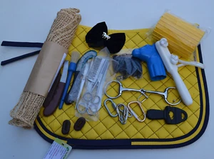 Sattelunterlage, Sattelzubehör, Putzsachen, Reitsport, neu, Restposten Set 1204 - Bild 1 von 1