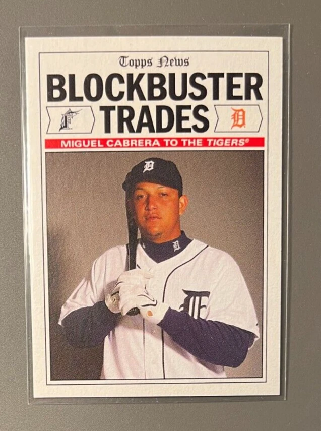 2019 Topps On Demand Reflection Blockbuster Trades Miguel Cabrera #B-2 - Image 1 of 1
