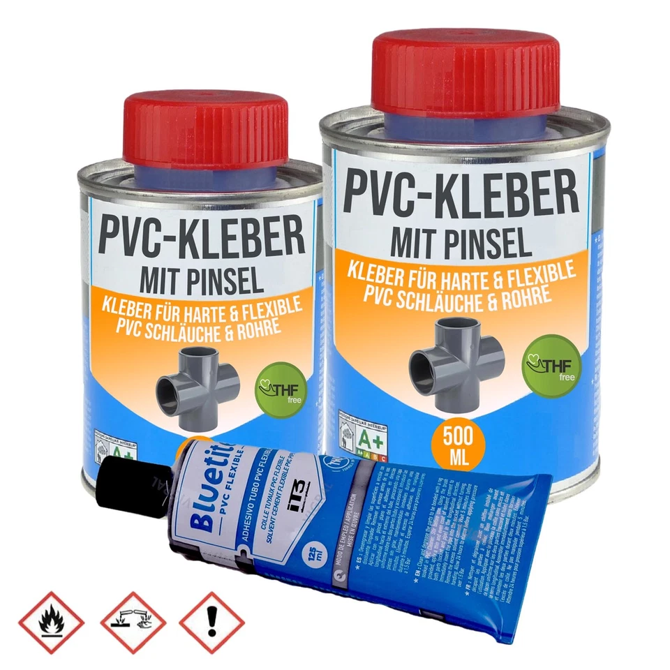 PVC-U Kleber Spa Pool Klebe Schlauch Pool Schwimmbad 125 250 ml - Bild 1 von 3
