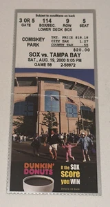 Frank Thomas HR #339 Season MLB Ticket Stub White Sox Devil Rays 8/19/2000 - Picture 1 of 2