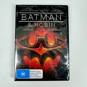 Batman and Robin (DVD 1997) Arnold Schwarzenegger George Clooney Region 4 sealed - Picture 1 of 4