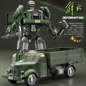 New L.J JieFang CA10 23cm 10in Deformable Car Robot Action Figure Toy In stock - Picture 1 of 6