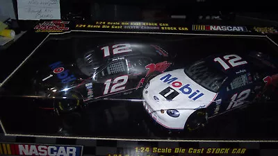 Racing Champions-1/24-#12-Stock Car and Silver Chrome-2 car set-1999-Mayfield - Image 1 of 4