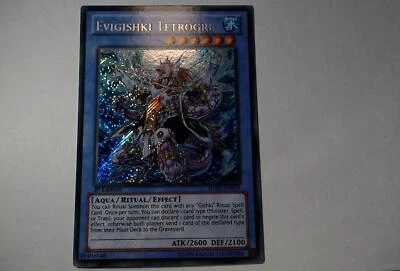Yugioh EVIGISHKI-TETROGER , ha06-en018 Secret Rare englisch Near Mint 1. Auflage - Bild 1 von 4
