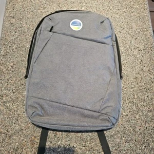 Acehigh Backpack Laptop Book Bag Gray & Black Sturdy And Attractive NWOT  - Picture 1 of 7