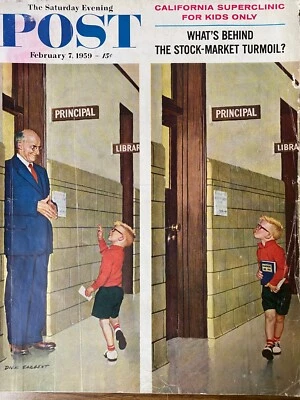 1960S MAY 28 The Saturday Evening Post Vintage Magazine George Hughes VGC ADS - Image 1 of 2