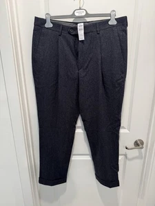 Todd Snyder Navy Chalkstripe Madison Suit Pant 36X32 NWT $298 MSRP - Picture 1 of 7