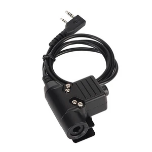 Radio Walkie Talkie Adapter Kabel 90Cm U94 Ptt Push To Talk Zestaw słuchawkowy Kabel P CHP - Zdjęcie 1 z 22