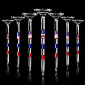 Golf Tees Plastic, Unbreakable Golf Tee 3 1/4" Pack of 50/80 with Big Cup & 8... - Picture 1 of 7