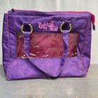 Vintage Y2K Bratz Tote Bag With Zipper Pink/Purple from the 2000s
