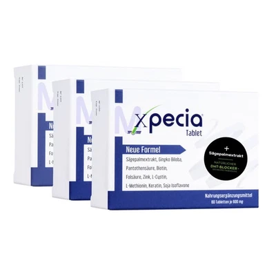 3x60 Tablets=180 Tablets Xpecia DHT Blocker with Biotin and Saw Palmetto Extract  - Image 1 of 4