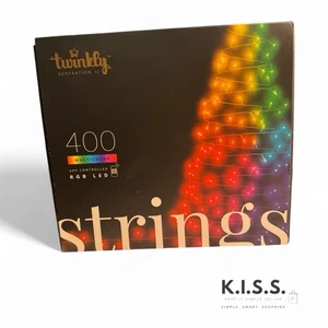 Twinkly Strings Gen 2 — 400 RGB LEDs (105 ft) — App gesteuert — Neu (Open Box) - Bild 1 von 16