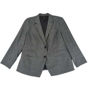 Giacca blazer Talbots due bottoni donna 16 petite misto lana grigio - Foto 1 di 9