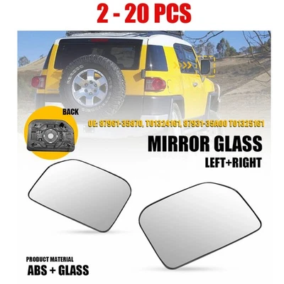 Mirror Glass,Non-Heated for 2007-2014 Toyota FJ Cruiser,Front Left Right,2-20pcs - Image 1 of 4
